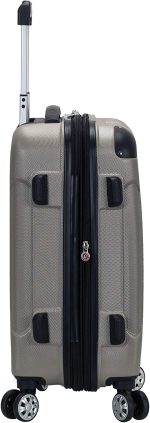 Rockland London Hardside Spinner Wheel Luggage, Mint, Carry-On 20-Inch - Image 2